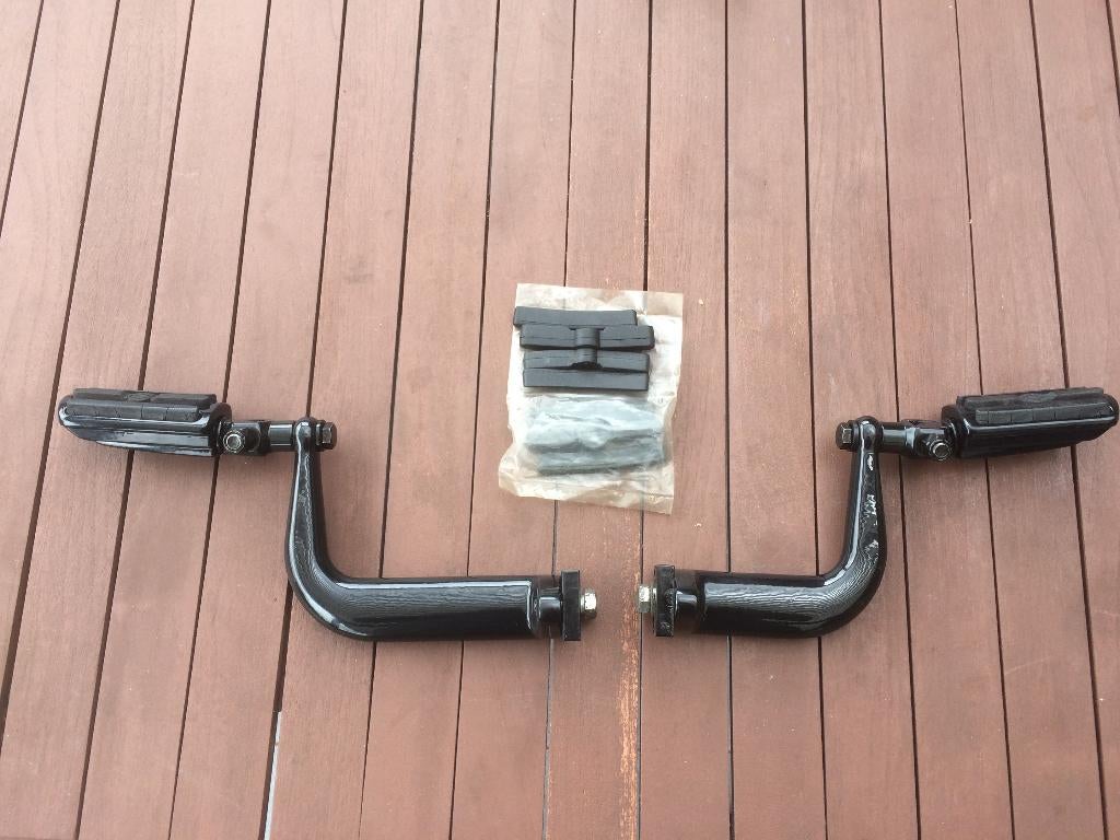 Harley XL sportster 84 - 03, adjustable highway pegs, zwart, Ophalen