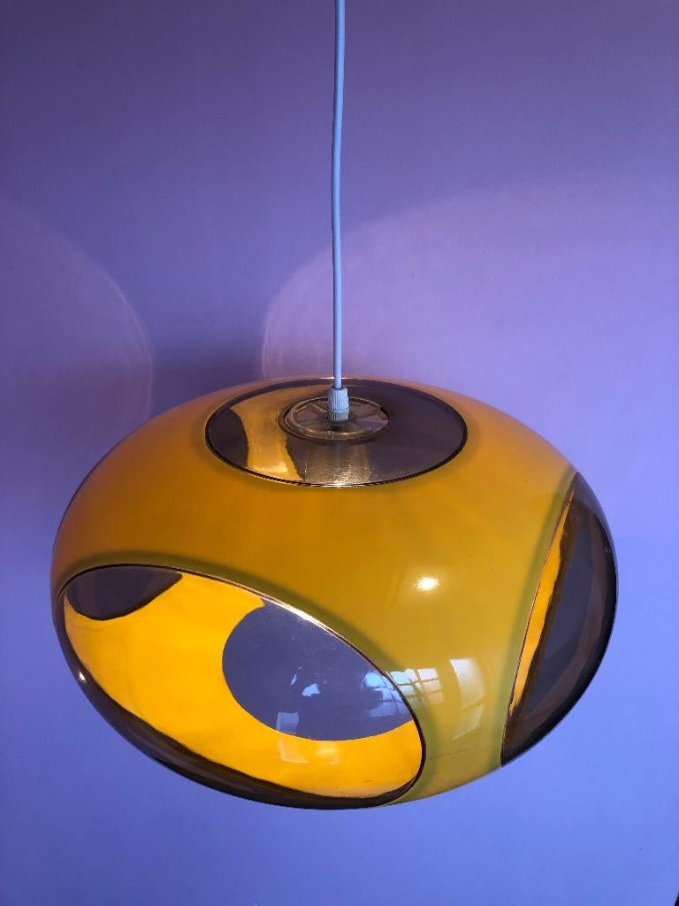 Space age "bug eye" lamp, vintage design, Ophalen of Verzenden, Zo goed als nieuw, Kunststof, Minder dan 50 cm