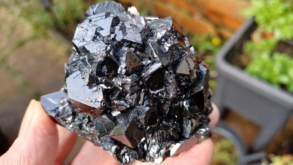 mrt02 Sfaleriet Calciet UV Huanuco mijn Peru, Ophalen of Verzenden, Mineraal