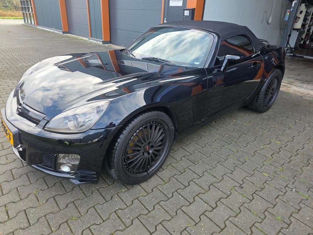 Opel GT 2.0 Turbo 2009 Zwart, Auto's, Opel, Automaat, 1998 cc, Zwart, 4 cilinders