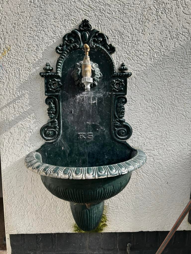 Gietijzeren bak buitenkraan, Ophalen, Zo goed als nieuw, Gietijzer, Overige typen