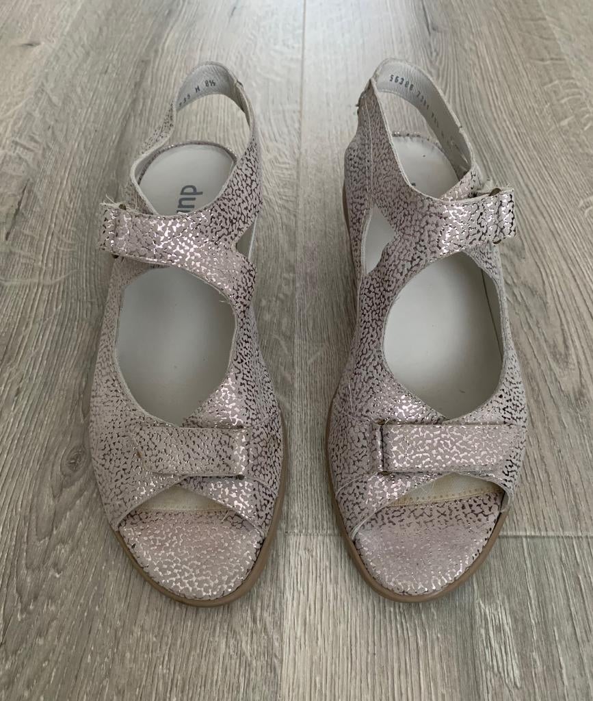 Durea sandaal - type 7381- zilver - maat 8.5 (42.5) H, Durea, Overige kleuren, Gedragen, Sandalen of Muiltjes