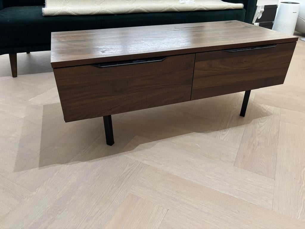 Prachtige bruine salontafel van Made, Ophalen, Gebruikt