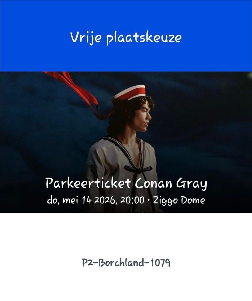 Parkeerkaart Amsterdam 14 mei, Eén persoon, Mei