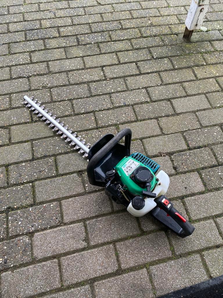 Power Plus Benzine Heggenschaar POW6125 - Scherp en Krachtig, Ophalen of Verzenden, Gebruikt, Benzine