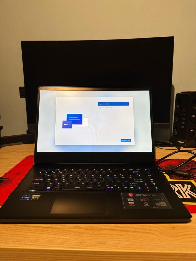 MSI Vector GP66 gaming laptop, Computers en Software, Windows Laptops, Zo goed als nieuw, 15 inch, SSD, 4 Ghz of meer, Gaming