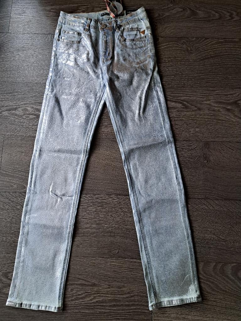 NIEUW Meisjes Broek  Indian Blue  - 164  jusa17, Broek, Meisje, Nieuw, Ophalen of Verzenden