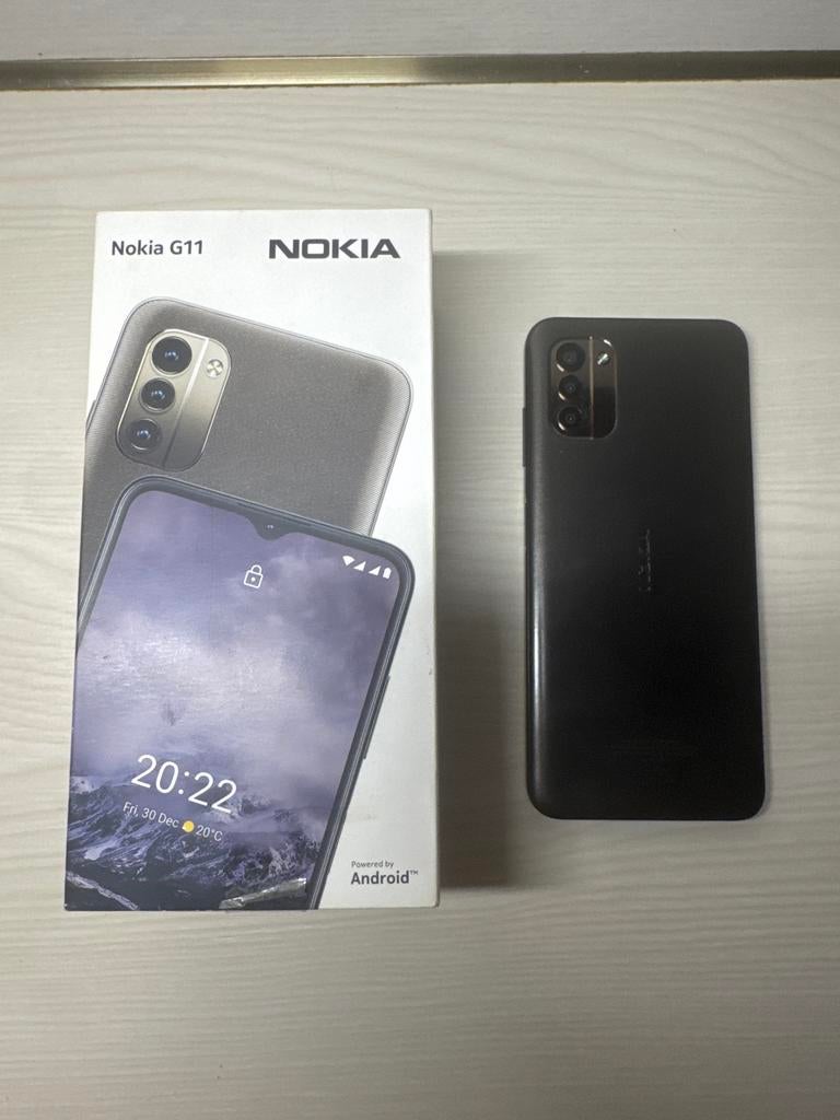 Nokia G11 - Zo goed als nieuw, inclusief doos, Telecommunicatie, Mobiele telefoons | Nokia, Ophalen, Overige modellen, Zwart, Touchscreen