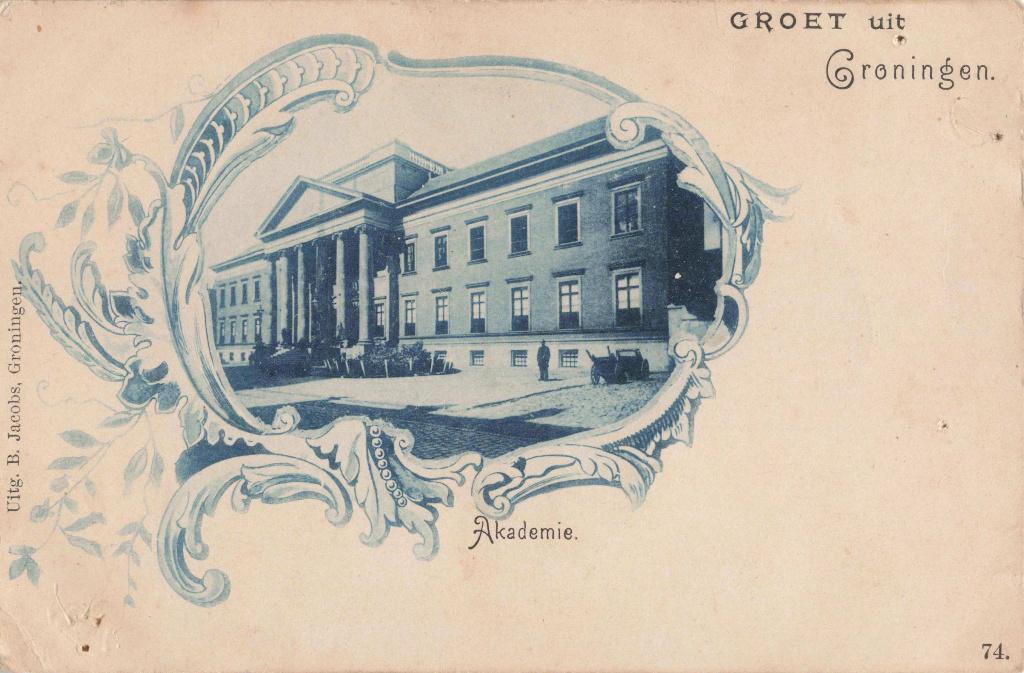 Groningen Akademie VN2823, Ophalen, Voor 1920, Ongelopen, Groningen