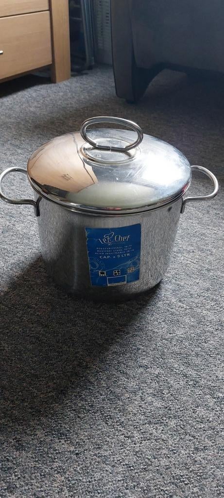 Le chef pan 9 liter, Ophalen, Gietijzer, Koekenpan of Braadpan