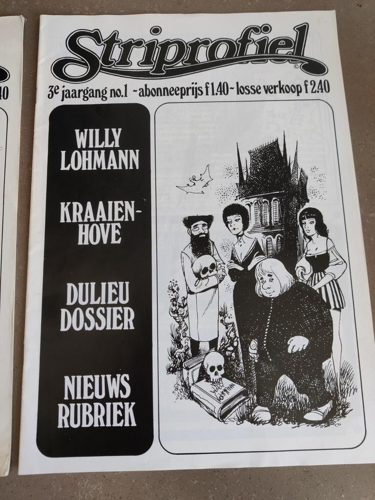 Striprofiel - 3e jaargang no.1 - Willy Lohmann Kraaienhove, Boeken, Stripboeken, Eén stripboek, Ophalen of Verzenden, Zo goed als nieuw