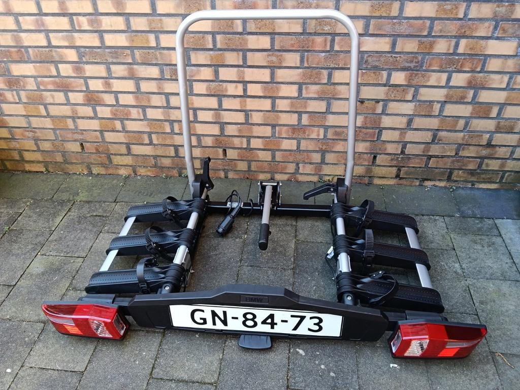 BMW E-Bike 3.0 Trekhaak Fietsendrager, Ophalen, 3 fietsen of meer, Elektrische fiets, Zo goed als nieuw