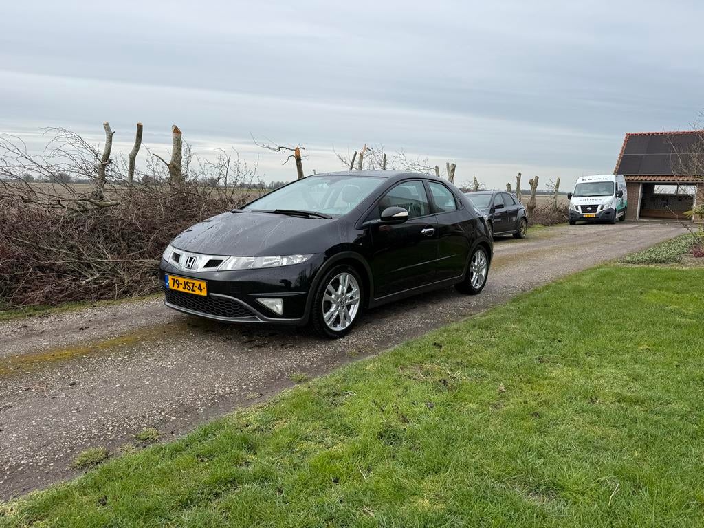 Honda Civic 1.8 I 5DR 2009 Zwart, Voorwielaandrijving, 15 km/l, 4 cilinders, Zwart