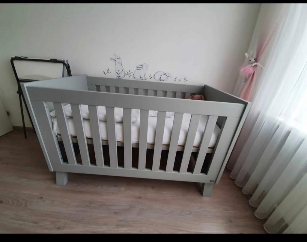 Meegroeibed Ledikant TWF 70x140 Happy Island grijs, Ophalen