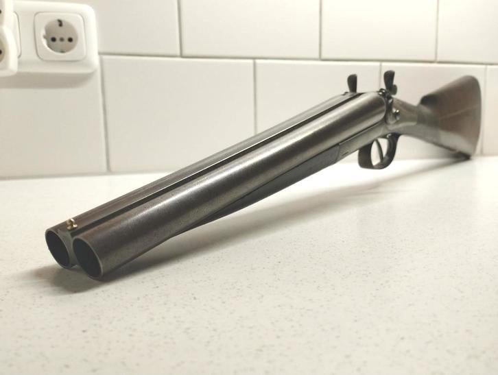 Antiek Brits coachgun dubbelloops, Ophalen of Verzenden