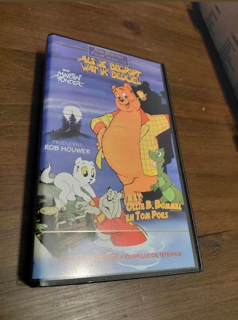 Ollie B. Bommel & Tom Poes Als je begrijpt wat ik bedoel vhs, Alle leeftijden, Ophalen of Verzenden, Gebruikt, Tekenfilms en Animatie