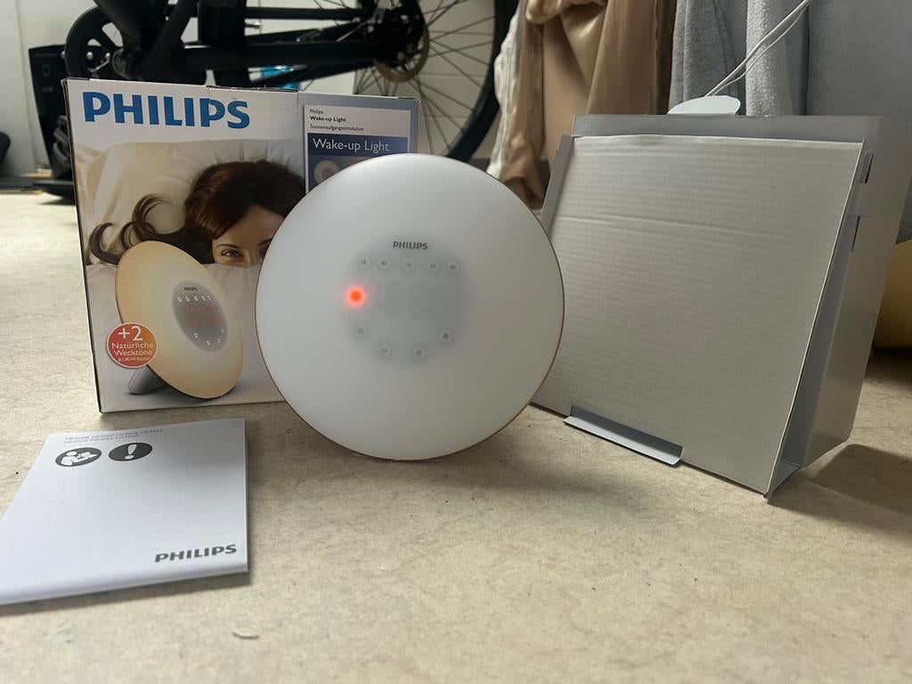 Philips wake up light simulation, Witgoed en Apparatuur, Wekkers, Ophalen of Verzenden, Zo goed als nieuw, Digitaal