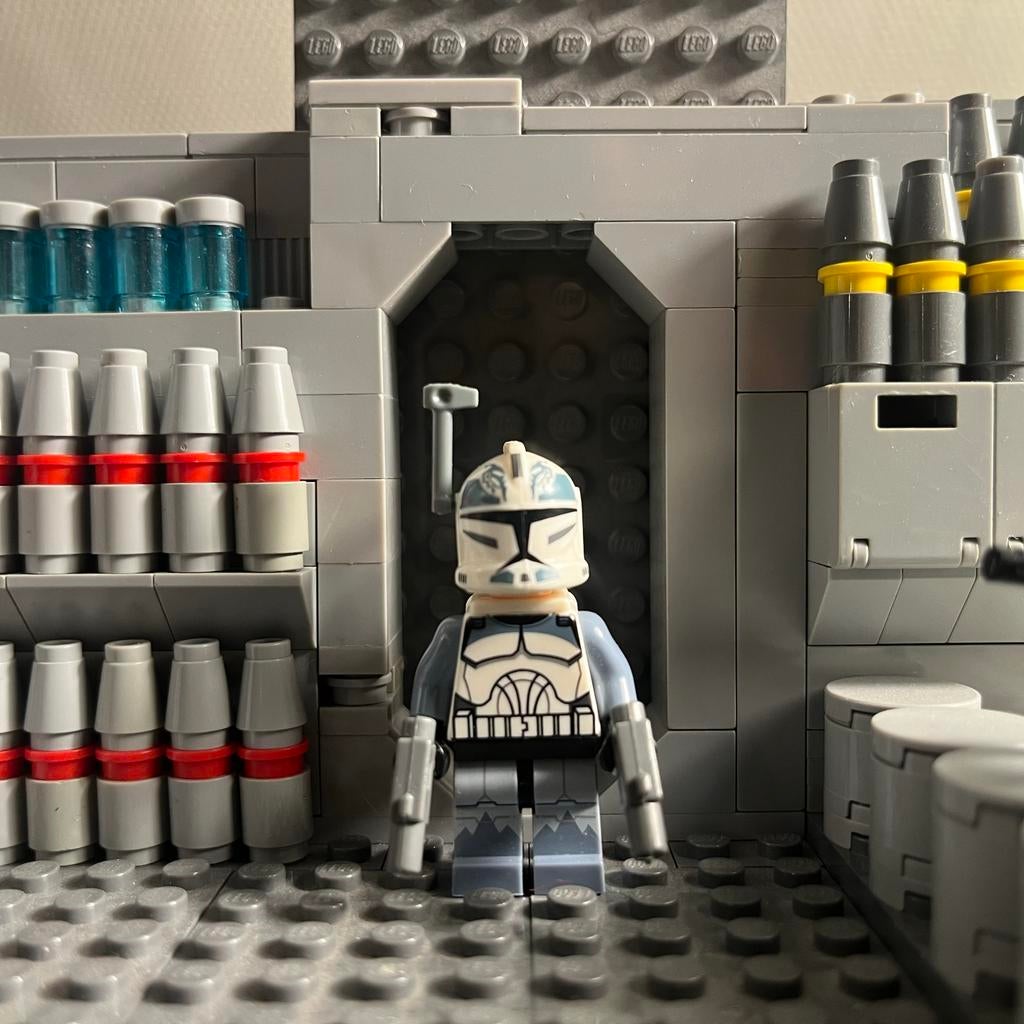 Lego Star Wars Wollfe Clone Trooper minifiguur met jetpack, Ophalen of Verzenden, Nieuw, Losse stenen, Lego