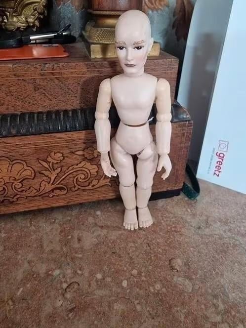 Heidi Ott miniatuur popje 14 cm man zonder pruikje, Ophalen of Verzenden