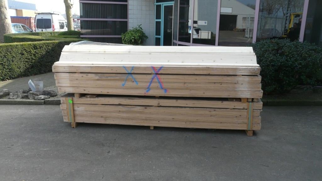 Vellingdeel noord Europees vuren 19x146x2700, Ophalen, Nieuw, 250 cm of meer, Balken