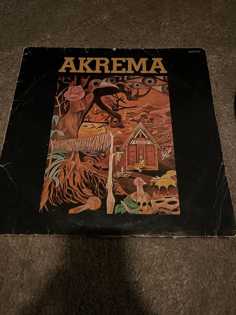 Akrema LP - Zeldzame Surinaamse Voodoo Muziek, Ophalen of Verzenden, Gebruikt, 12 inch, Overige soorten