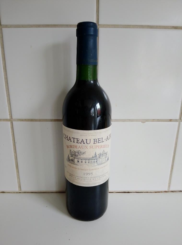 Chateau Bel-Air Bordeaux Superieur 1995, Verzamelen, Ophalen, Nieuw, Frankrijk, Rode wijn