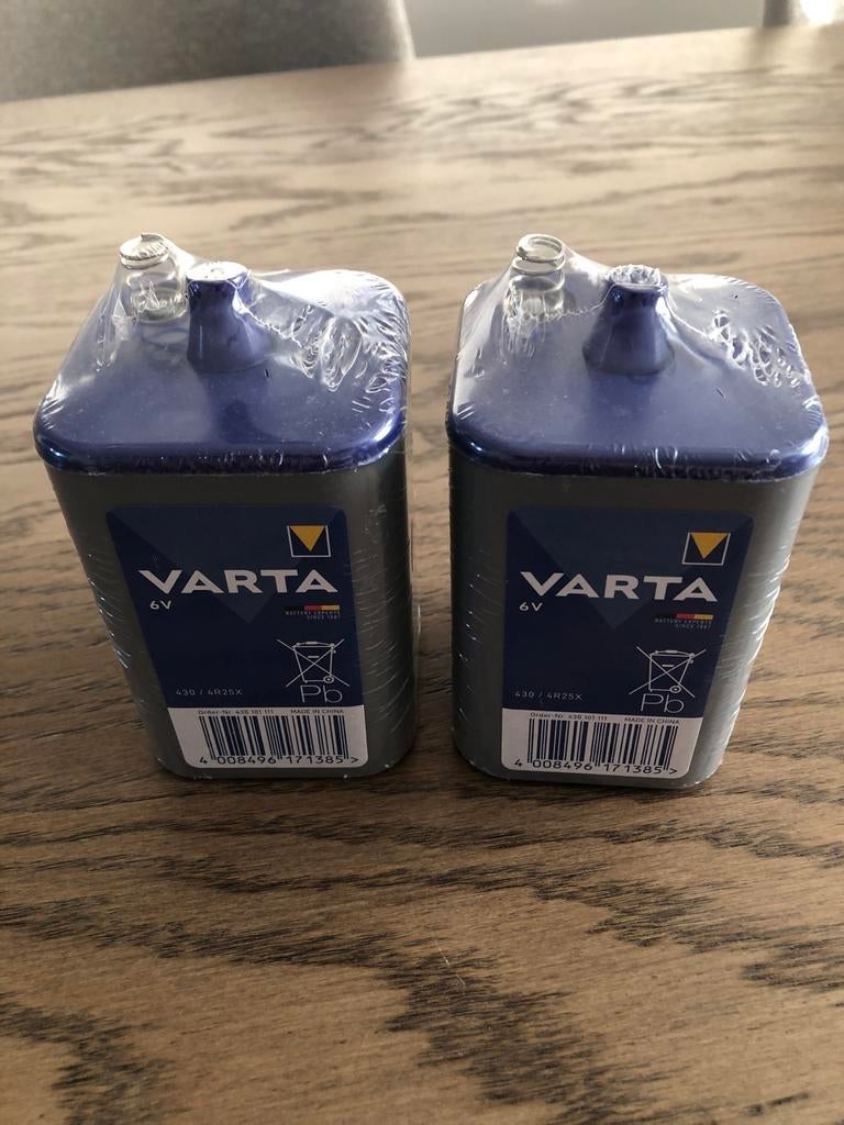 Varta 6V 430 / 4R25X Batterij - Nieuw in verpakking, Ophalen of Verzenden, Nieuw