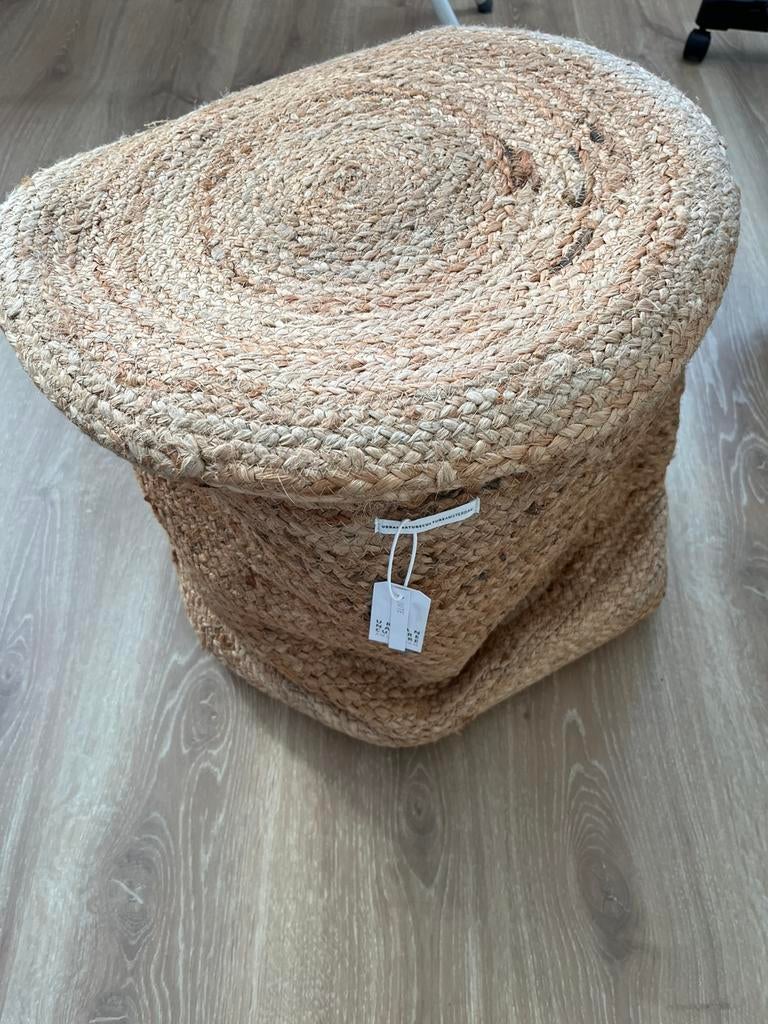 Urban Nature Culture jute manden, Huis en Inrichting, Ophalen, Zo goed als nieuw, Rond, Overige materialen