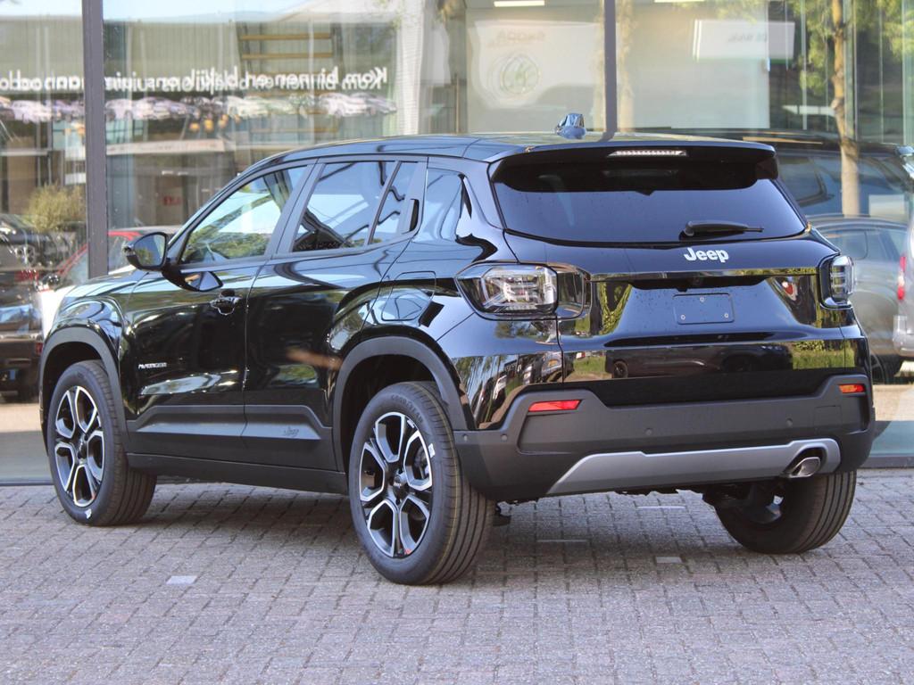 Jeep Avenger 1.2 e-Hybrid Summit VOORRAAD KORTING, 1199 cc, Adaptive Cruise Control, Zwart, Leder