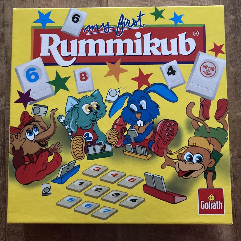 Rummikub My first - NIEUWSTAAT, Een of twee spelers, Ophalen of Verzenden, Zo goed als nieuw, Goliath