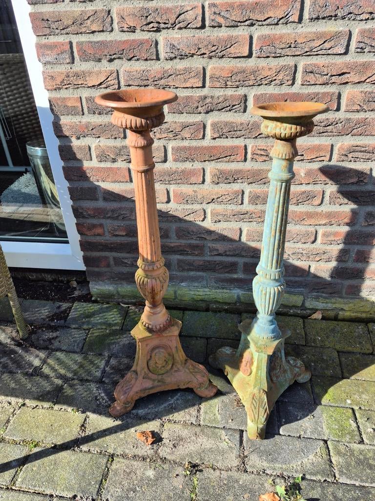 antieke kandelaars, Ophalen, Overige materialen