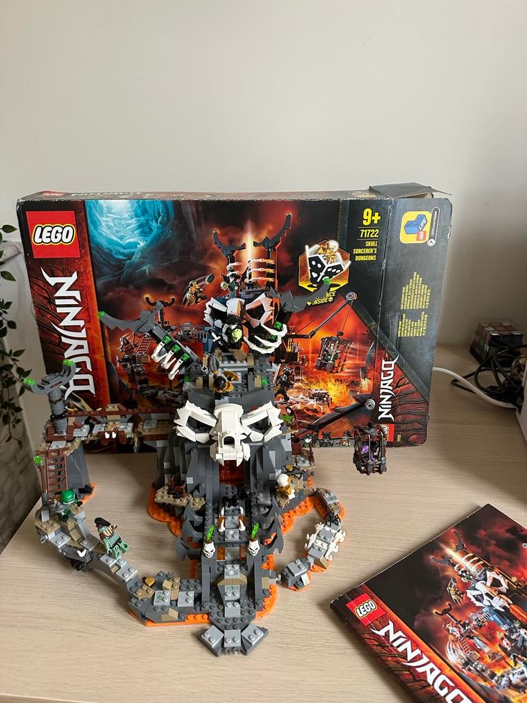 Lego Ninjago 71722 Skull Sorcerer's Dungeon, Ophalen, Zo goed als nieuw, Complete set, Lego