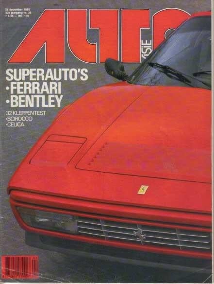 Autovisie 26 1985 : Toyota Celica GT 16V - VW Scirocco GTX, Ophalen of Verzenden, Gelezen, Algemeen