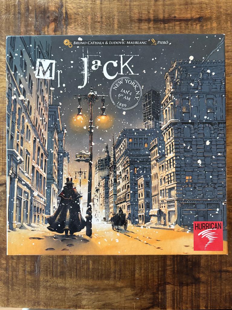 Mr Jack bordstpel - Hurrican games - zo goed als nieuw, Hobby en Vrije tijd, Ophalen of Verzenden, Zo goed als nieuw, Geen idee