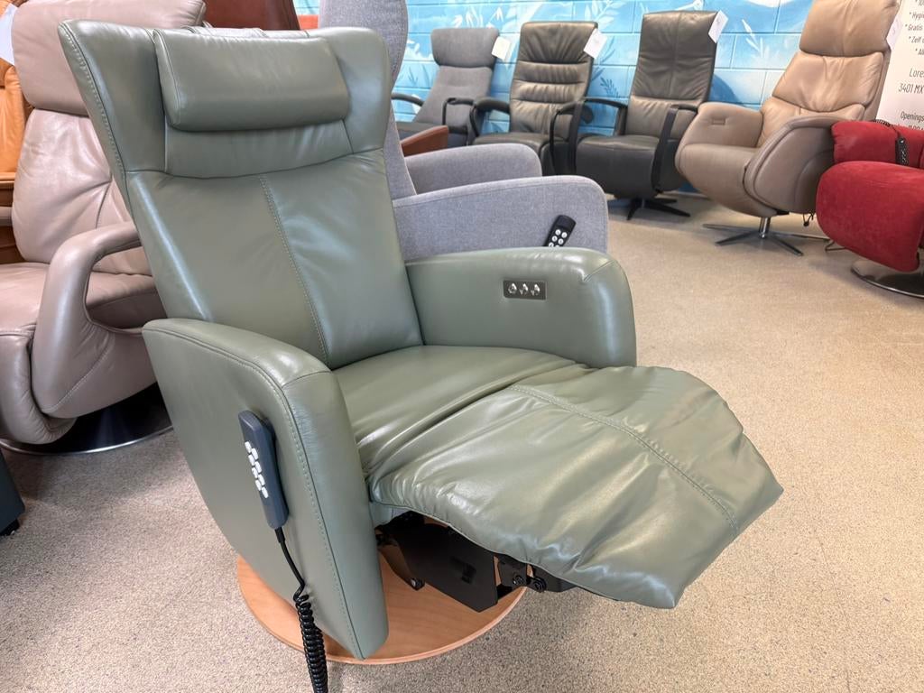 Prominent sta op stoel relax fauteuil met stoelverwarming, Ophalen of Verzenden, Nieuw, Leer, Gratis bezorging regio utrecht