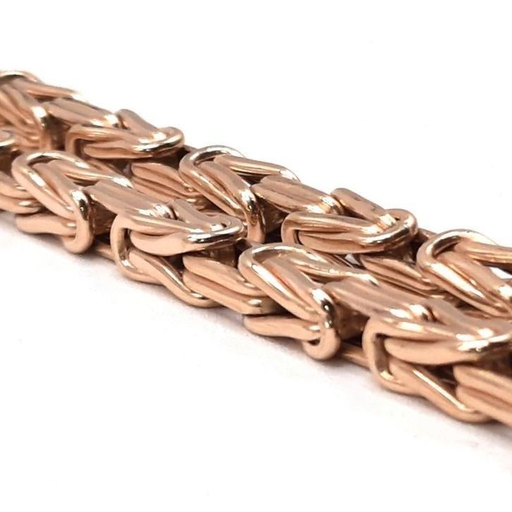 Gouden Koningsketting 14kt, Www.bredajuwelier.nl, Nieuw, Ophalen of Verzenden, Www.bredajuwelier.nl