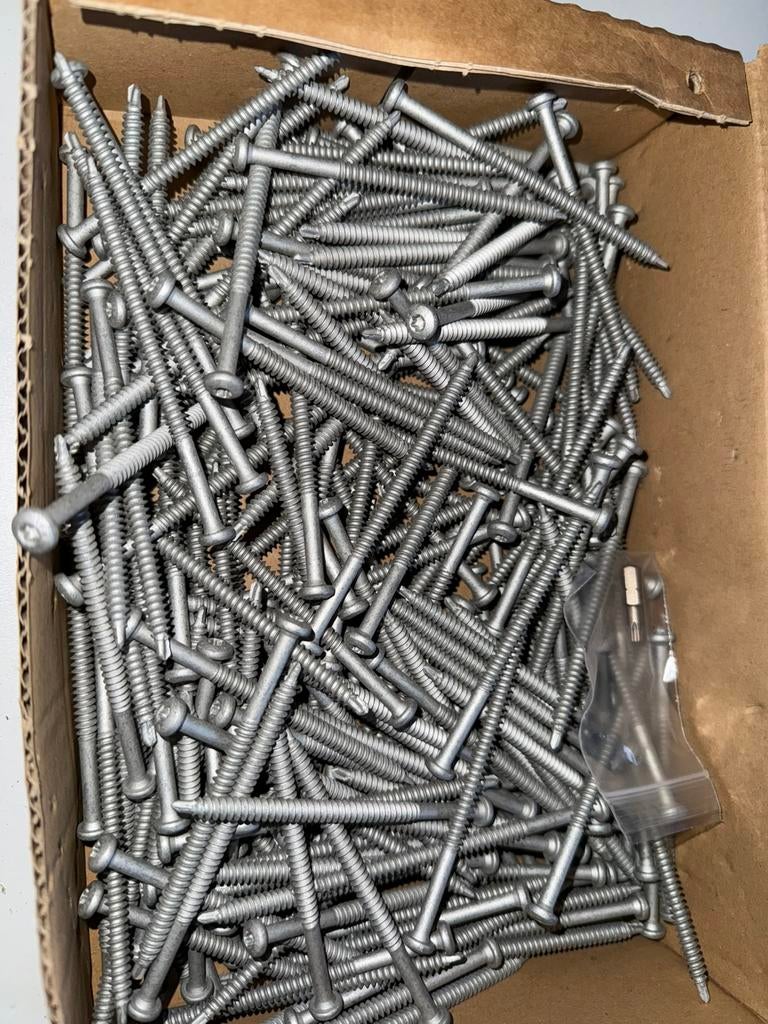 2500 Zelfborende schroeven 6x100 (zelftapper), Ophalen, Zo goed als nieuw, Minder dan 50 mm, Schroeven