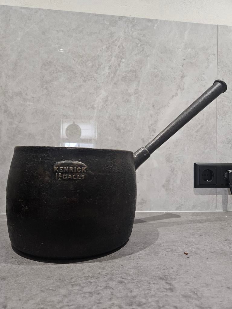 Gietijzeren Kenrick kookpot, Antiek en Kunst, Ophalen