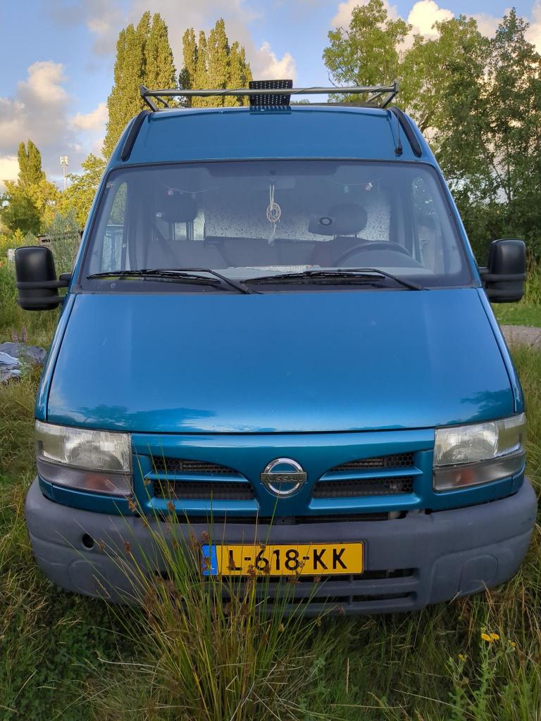 Camper Nissan 2003 Blauw, Stof, Overige modellen, 4 cilinders, Blauw