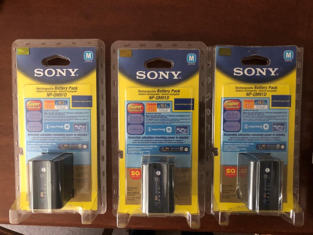 Sony Accu’s Nieuw, Ophalen of Verzenden, Nieuw, Oplaadbaar