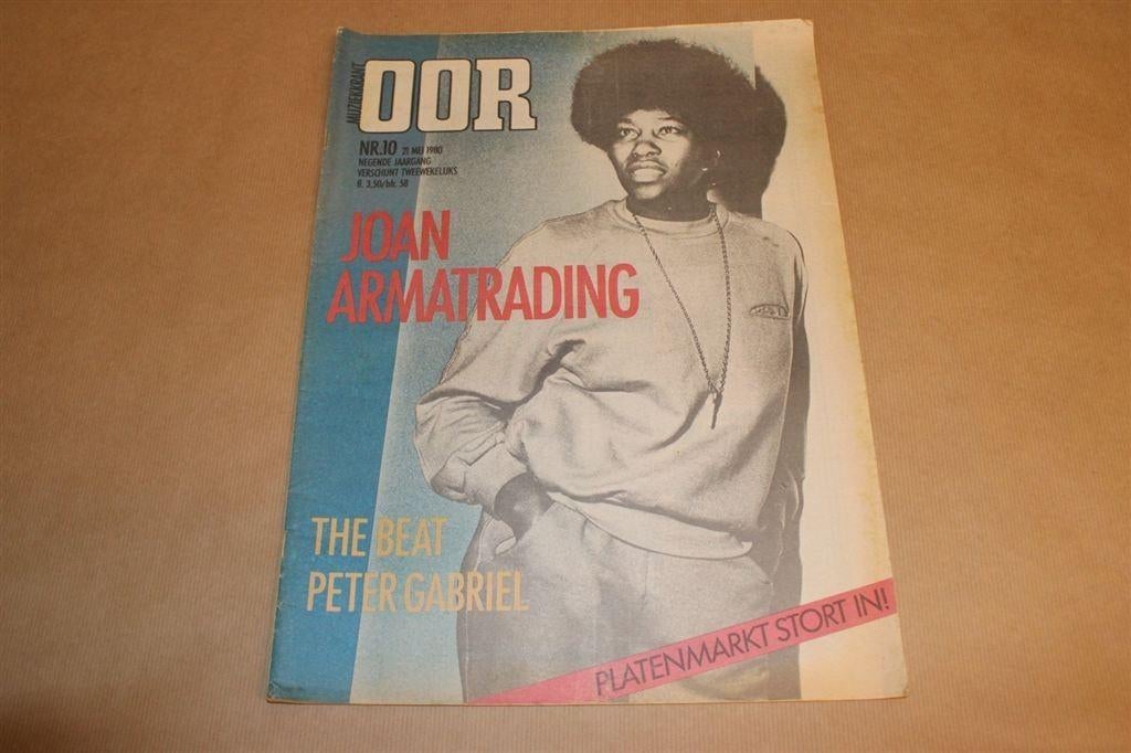 Muziekkrant Oor - 1980 - Joan Armatrading, Peter Gabriel, Ophalen of Verzenden, Zo goed als nieuw, Muziek, Film of Tv