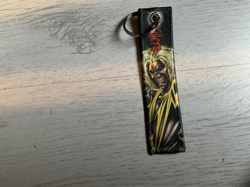 Sleutelhanger van Iron Maiden nieuw zie foto, Gebruiksvoorwerp, Nieuw, Sleutelhanger van Iron Maiden nieuw zie foto, Ophalen of Verzenden