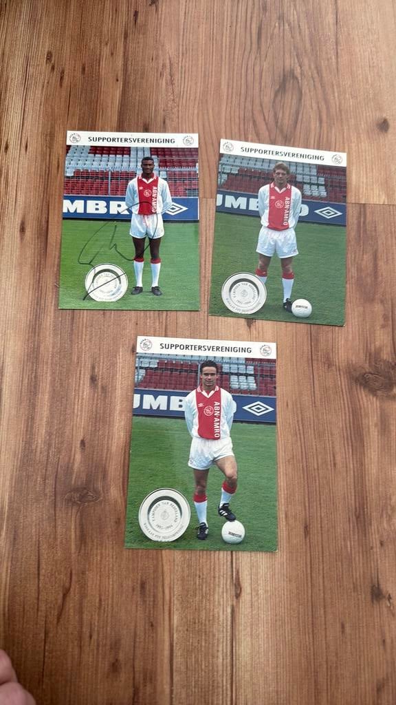 Spelerskaarten Ajax 1994, Verzamelen, Sportartikelen en Voetbal, Ophalen of Verzenden, Zo goed als nieuw, Ajax, Spelerskaart