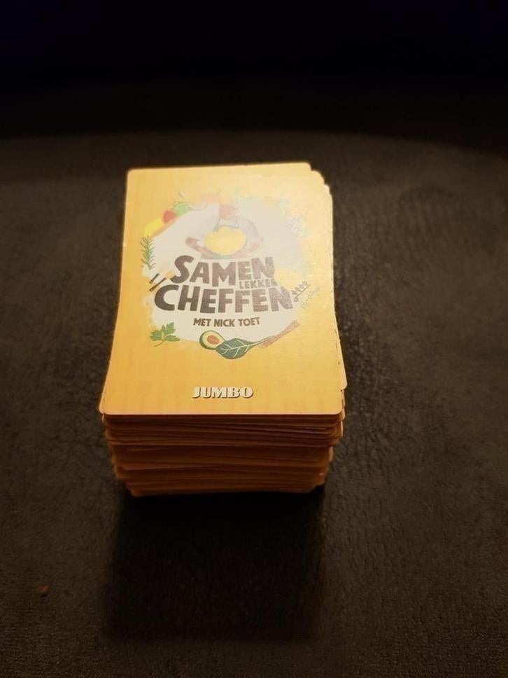 jumbo samen lekker cheffen kaarten heel veel, Verzamelen, Jumbo, Ophalen of Verzenden
