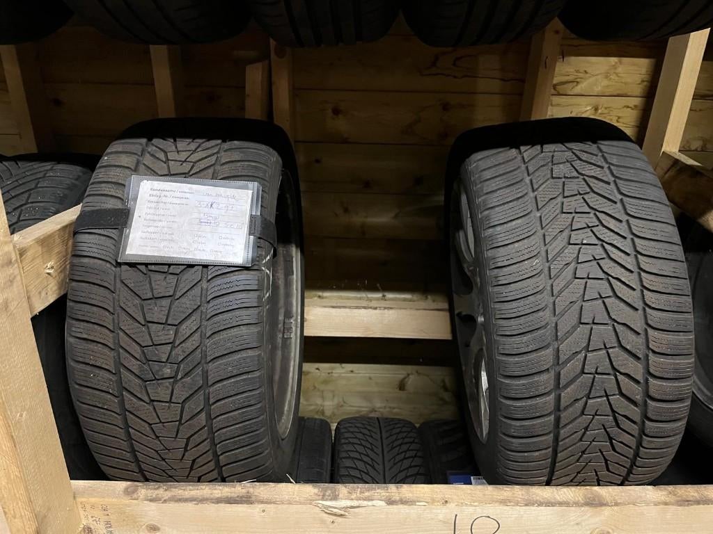 BMW 535i breedset (4 velgen en 2 winterbanden), Ophalen, 18 inch, Overige, Gebruikt