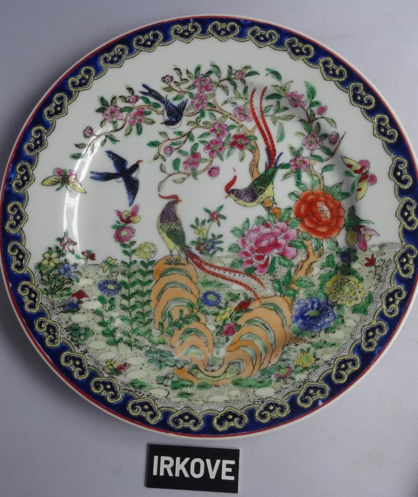 MACAU WANDBORD MET LIERVOGELS * Gemerkt *, Verzenden