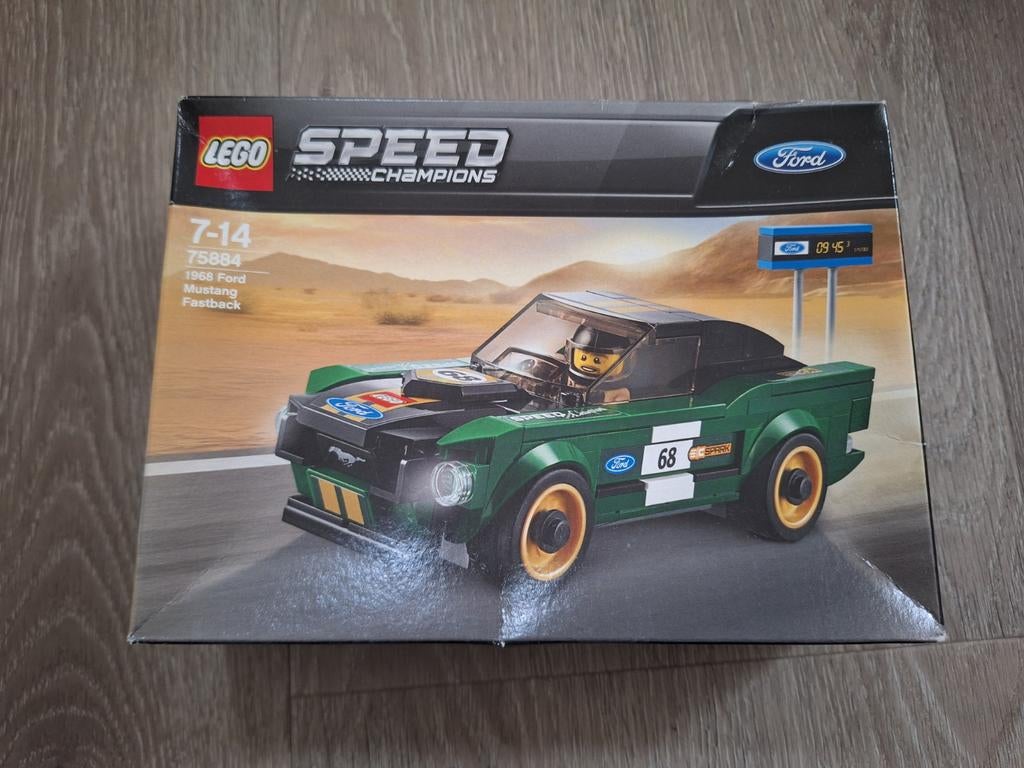 Lego speed champions 75884 - 1968 ford mustang fastback, Ophalen of Verzenden, Nieuw, Complete set, Lego