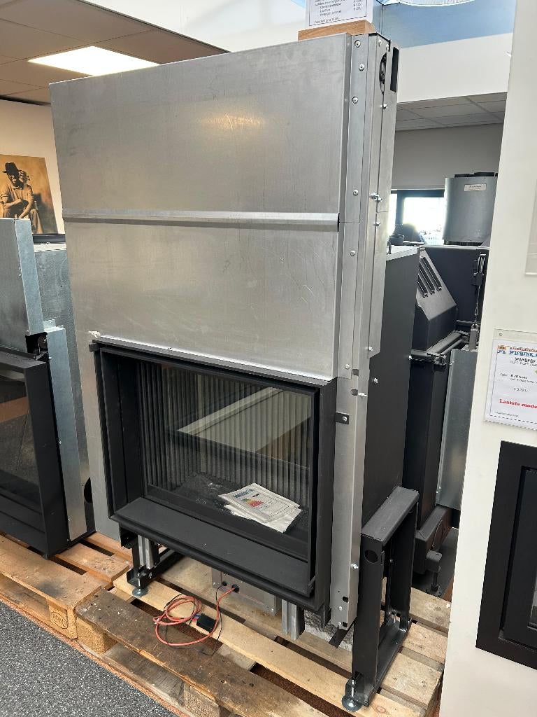 Barbas Evolux 70-55 met firescreen en opti-air nieuw, Ophalen, Nieuw, Inbouwhaard, Houthaard