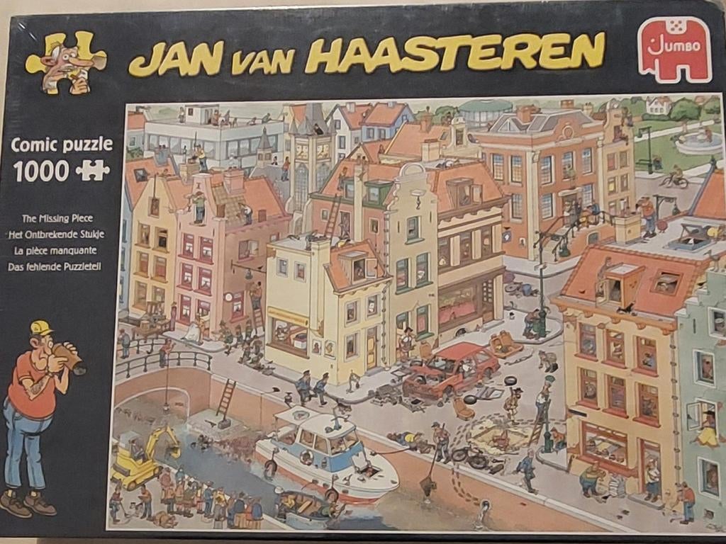 Van Haasteren "Het onbekende stukje", Ophalen of Verzenden, 500 t/m 1500 stukjes, Zo goed als nieuw