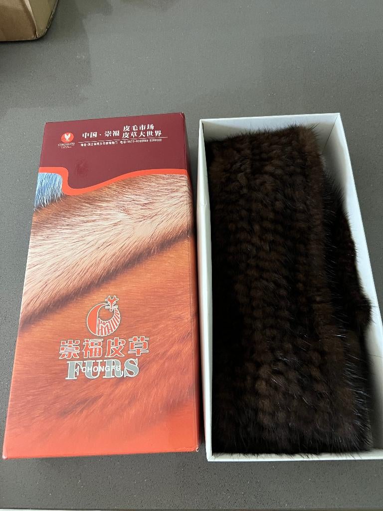 Nerts echt bont sjaal/ stola NIEUW!, Ophalen of Verzenden, Nieuw, Maat 38/40 (M), Sjaal